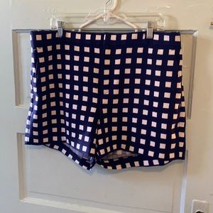 Like New Banana Republic Gingham Trouser Shorts
